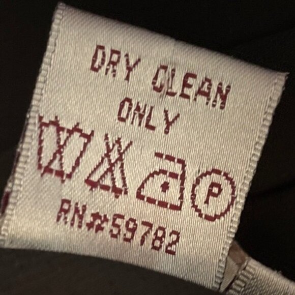 Adrianna Papell Black Cocktail Dress with Ivory Ribbon Detail and Streamers Sz 8 - Picture 7 of 7